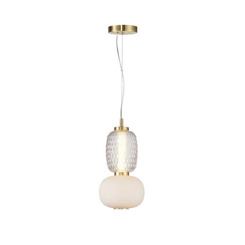Artcraft AC6701BR LED Pendant, Brass