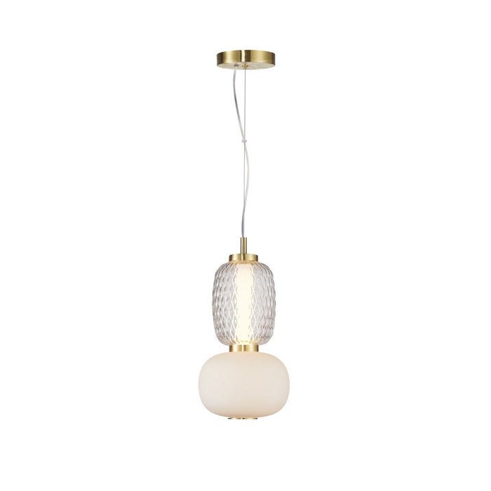Artcraft AC6701BR LED Pendant, Brass