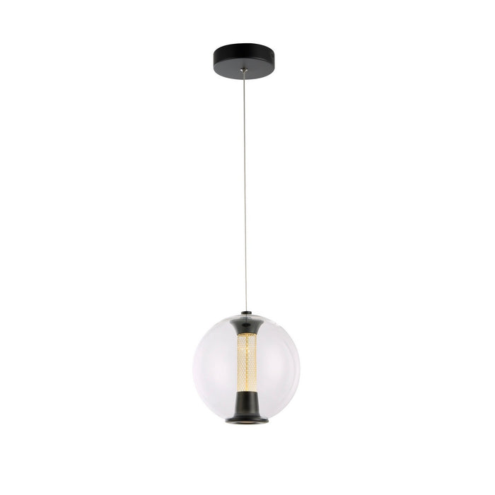 Artcraft AC6841BK LED Pendant, Black