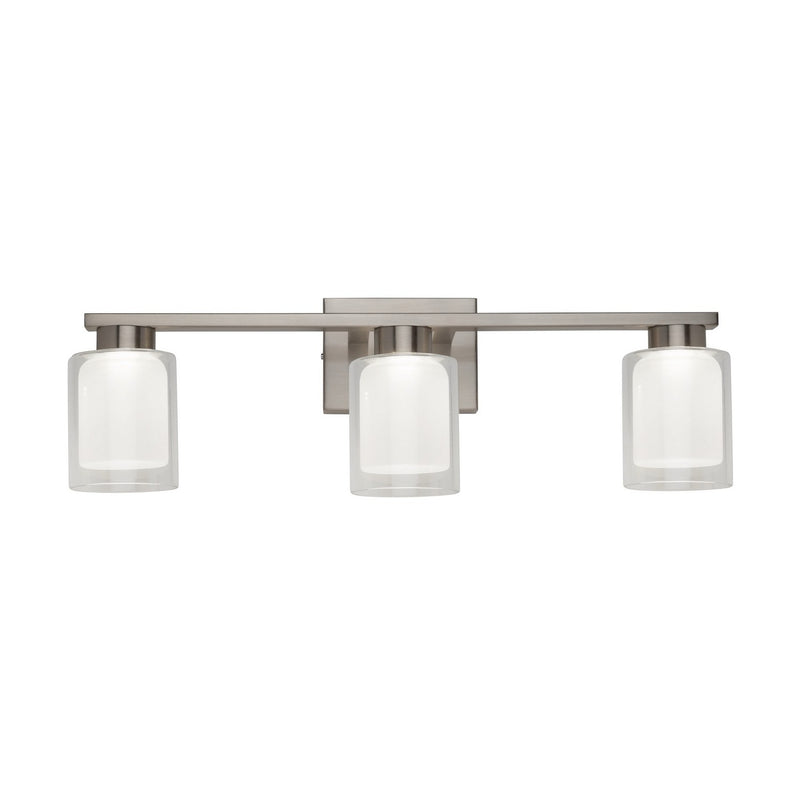 Artcraft AC7393BN LED Bathroom Vanity, Brushed Nickel