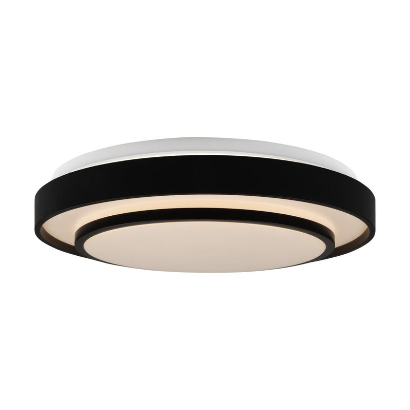 Artcraft AC7401BK LED Flush Mount, Black