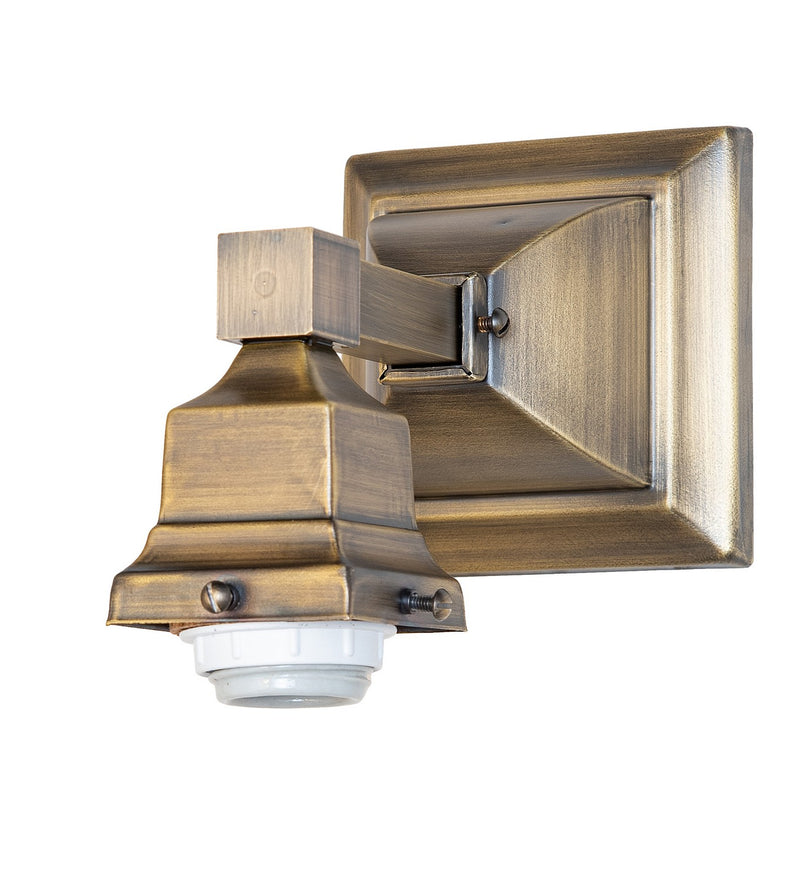 Meyda Tiffany 181221 One Light Wall Sconce Hardware, Antique Brass