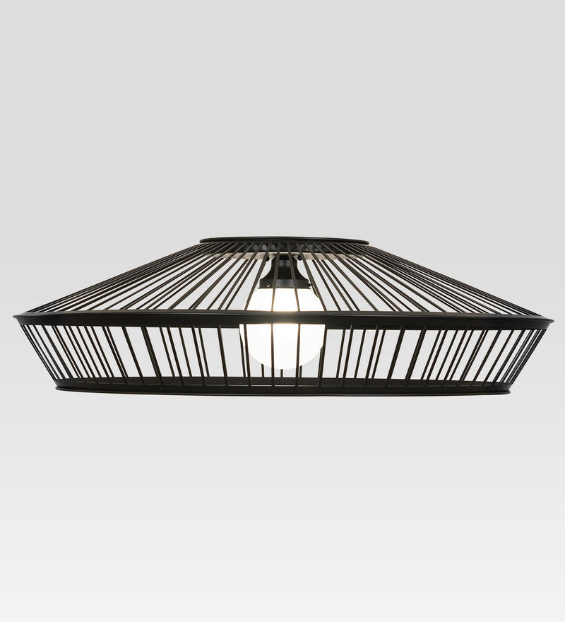 Meyda Tiffany 236964 LED Flushmount, Solar Black