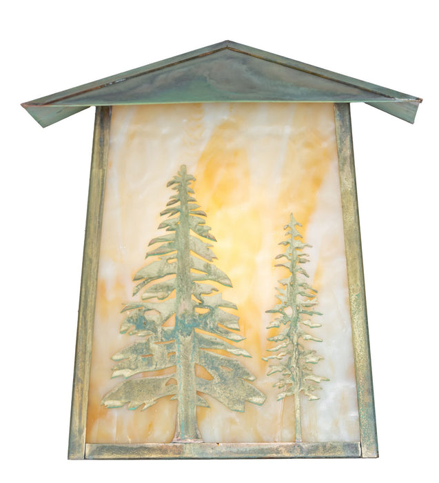 Meyda Tiffany 269425 One Light Wall Sconce, Verdigris