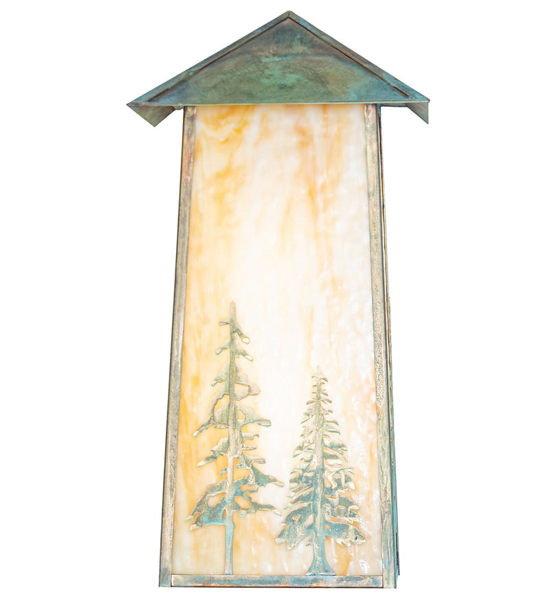 Meyda Tiffany 269430 Two Light Wall Sconce, Verdigris