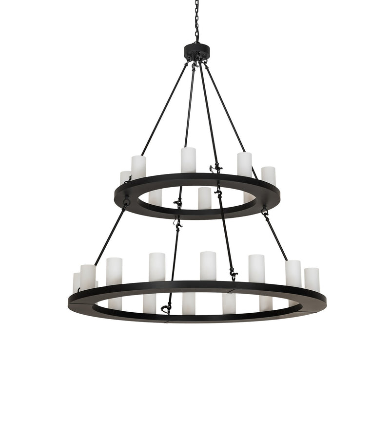 Meyda Tiffany 270992 24 Light Chandelier, Solar Black