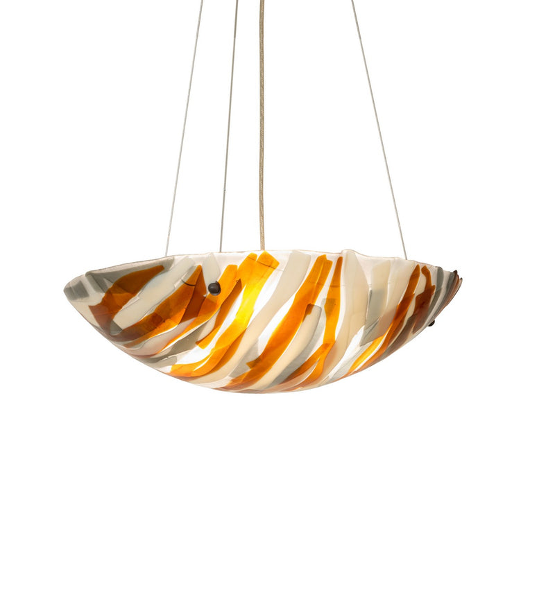 Meyda Tiffany 272063 Three Light Pendant, Oil Rubbed Bronze