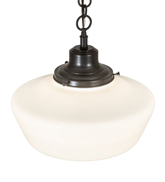 Meyda Tiffany 272968 One Light Pendant, Craftsman Brown