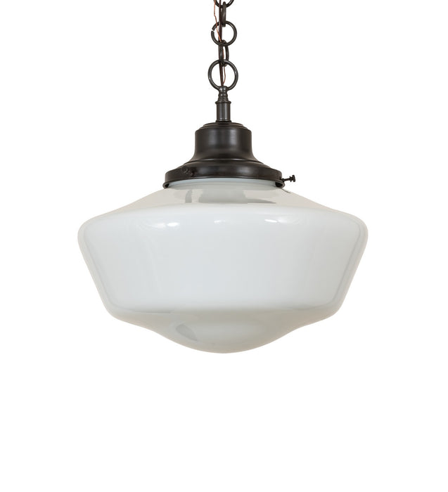 Meyda Tiffany 272968 One Light Pendant, Craftsman Brown