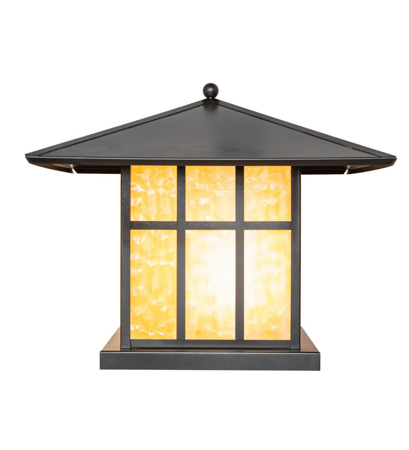 Meyda Tiffany 273077 Two Light Pier Mount, Craftsman Brown