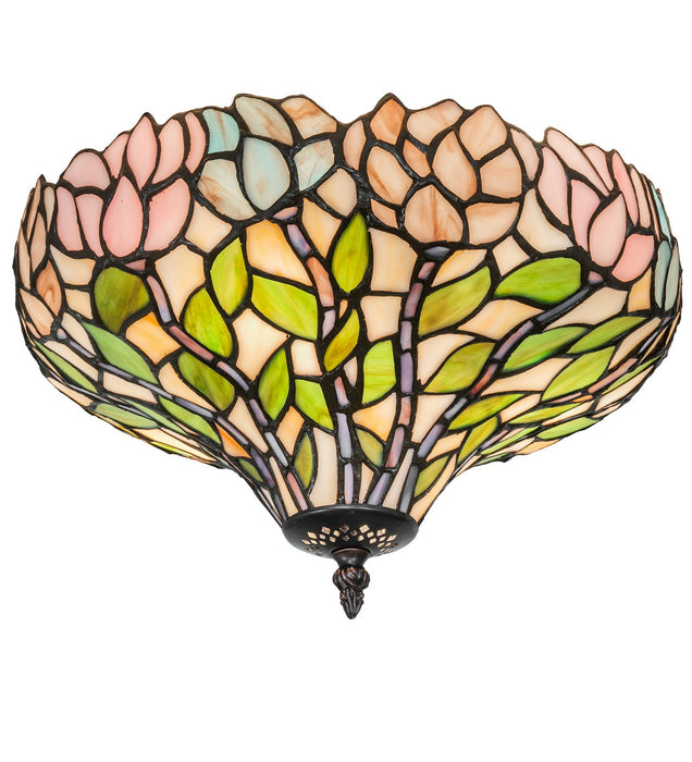 Meyda Tiffany 273853 Three Light Flushmount