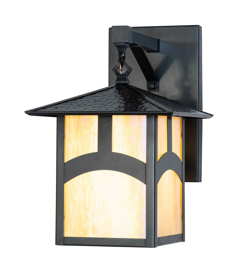 Meyda Tiffany 54987 One Light Wall Sconce, Craftsman Brown