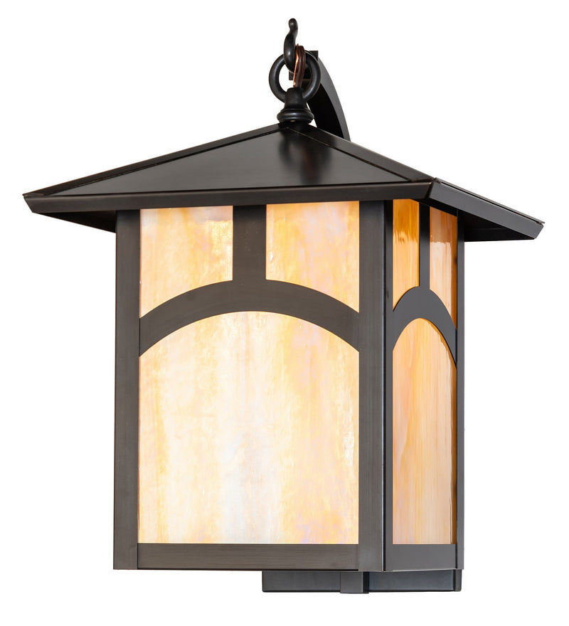 Meyda Tiffany 84761 One Light Wall Sconce, Craftsman Brown