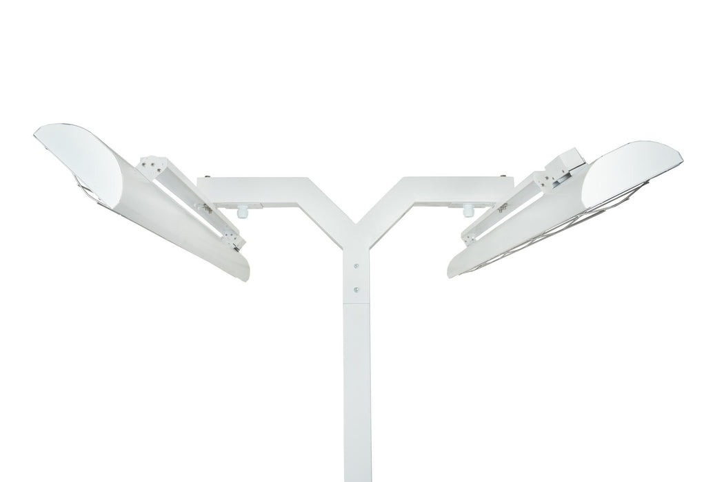 Eurofase EF3908PMDW Pole Mount With Double Crossbar, White