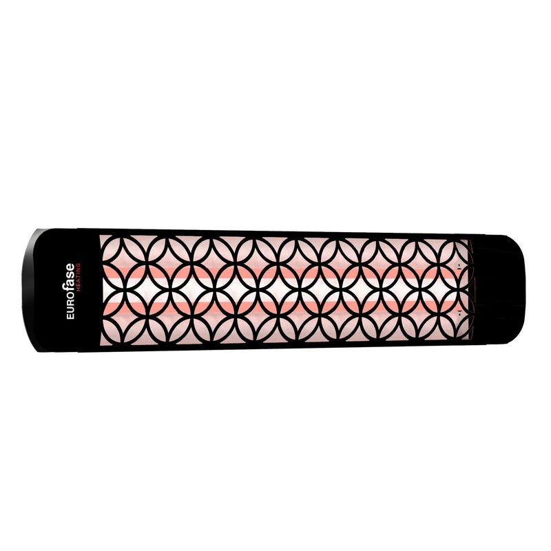 Eurofase EF39DCB2 Plate Upgrade Kit Patio Heaters, Black