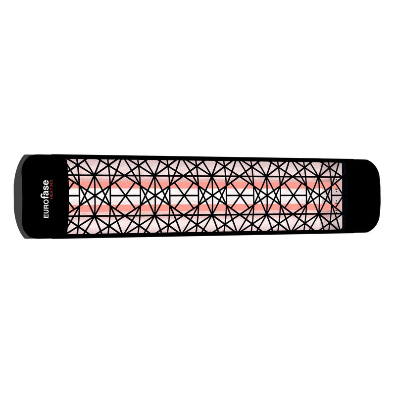 Eurofase EF39DCB4 Plate Upgrade Kit Patio Heaters, Black