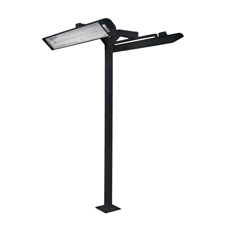 Eurofase EF6108PMB Pole Mount With Single Crossbar, Black