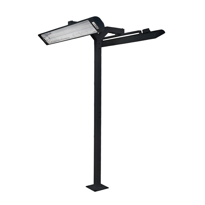 Eurofase EF6108PMB Pole Mount With Single Crossbar, Black