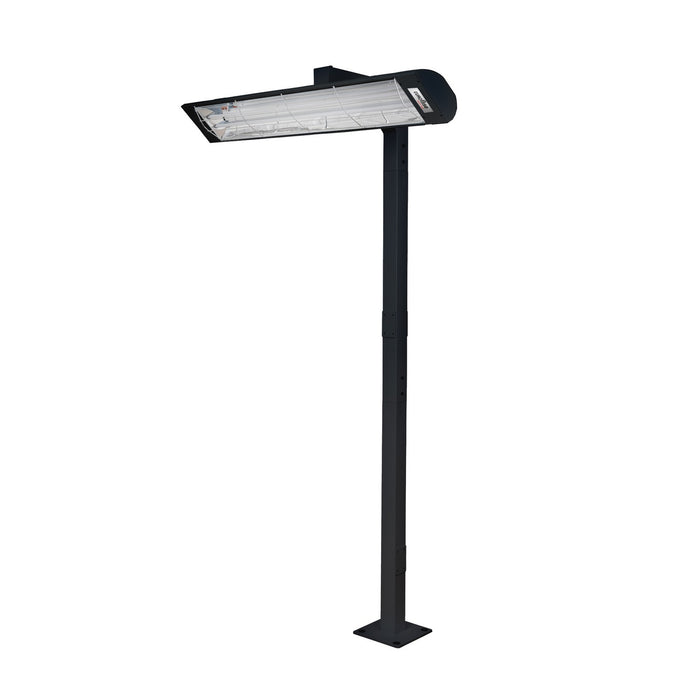 Eurofase EF6108PMB Pole Mount With Single Crossbar, Black