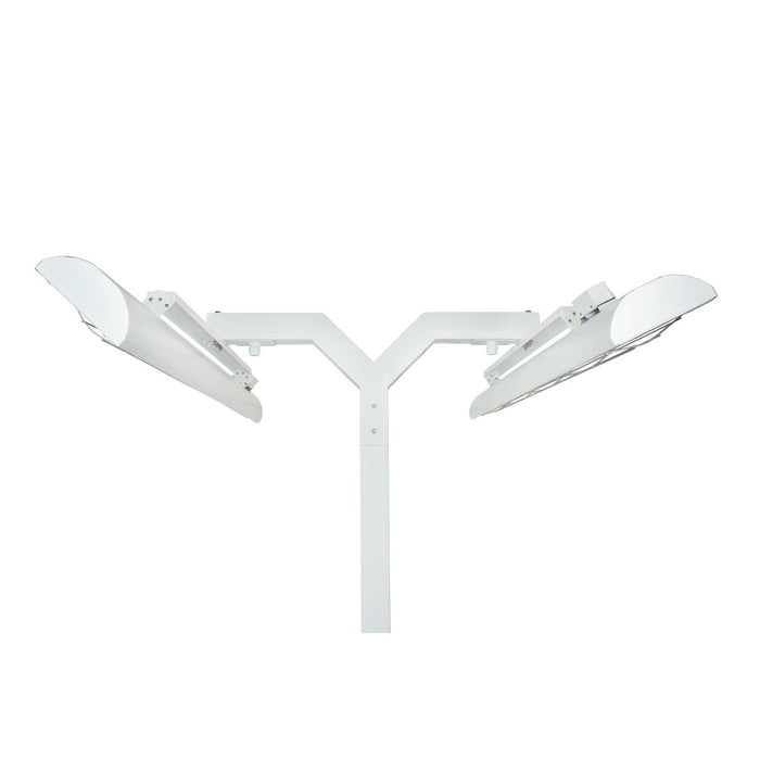 Eurofase EF6108PMDW Pole Mount With Double Crossbar, White