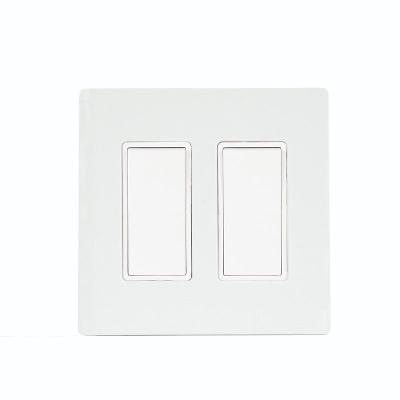 Eurofase EFSSPW2 On/Off Switch With Screwless Plate And Box, White