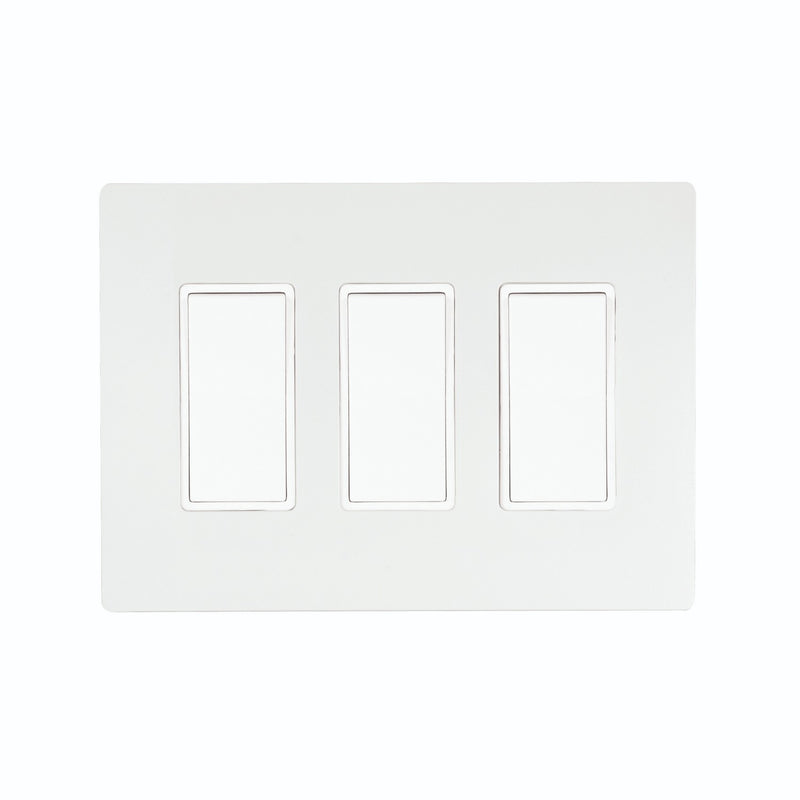 Eurofase EFSSPW3 On/Off Switch With Screwless Plate And Box, White