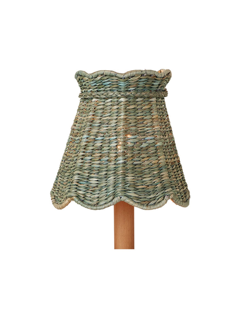 Currey and Company 0900-0038 Chandelier Shade, Teal