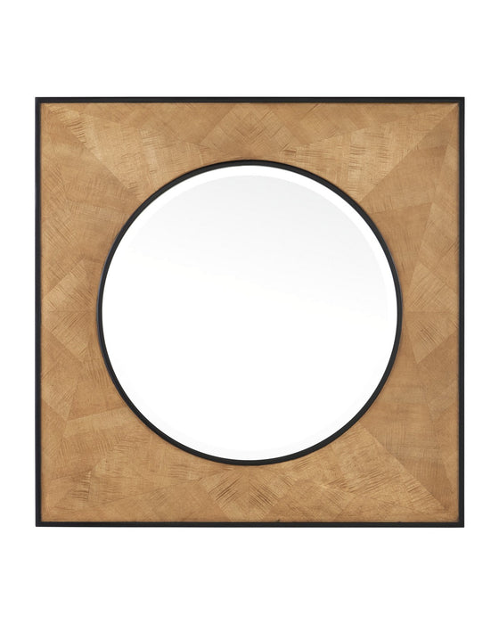 Currey and Company 1000-0147 Mirror, Taupe/Black/Mirror
