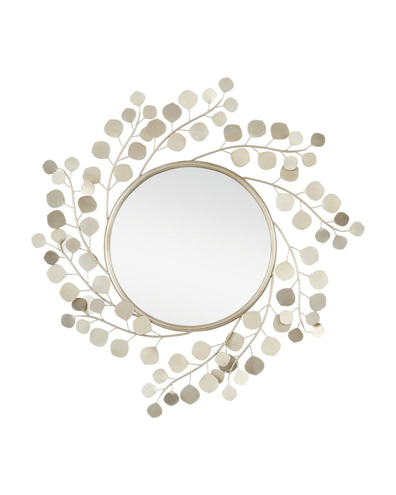 Currey and Company 1000-0149 Mirror, Contemporary Silver Leaf/Mirror