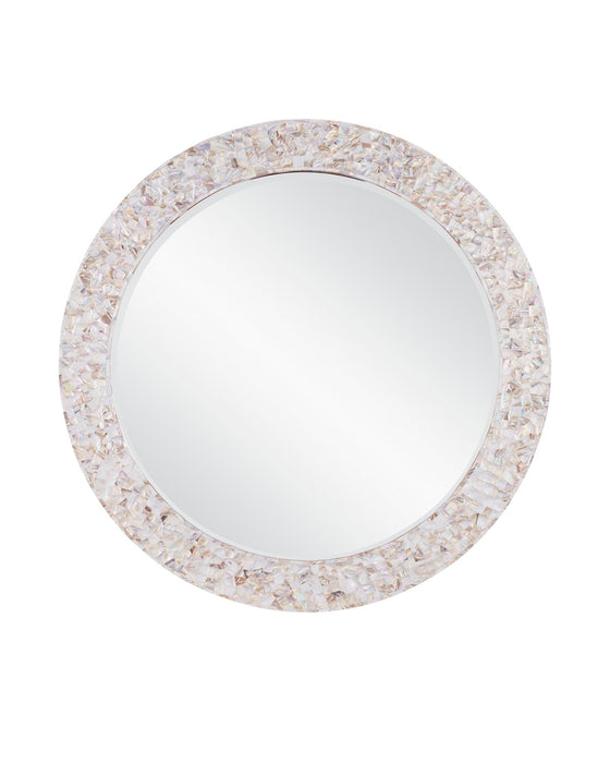 Currey and Company 1000-0154 Mirror, Natural/White/Mirror