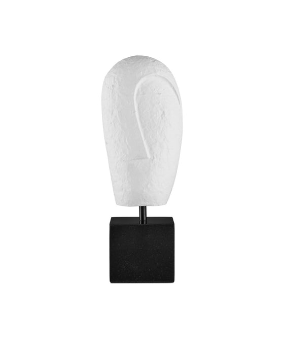 Currey and Company 1200-0766 Objet, White/Black