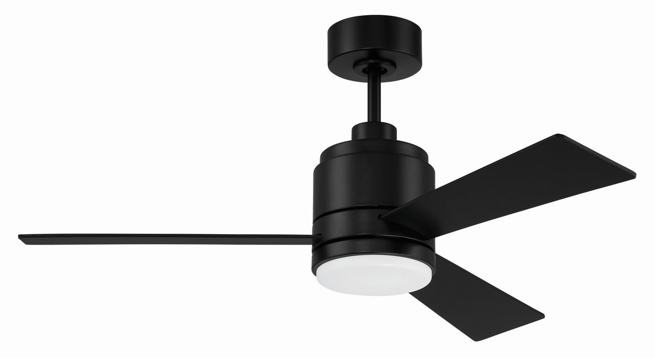 Craftmade MCY42FB3 42"Ceiling Fan, Flat Black