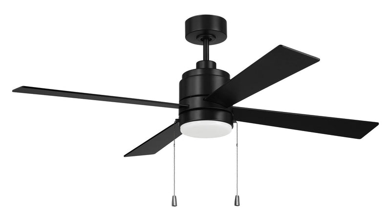 Craftmade MCY52FB4-PC 52"Ceiling Fan, Flat Black