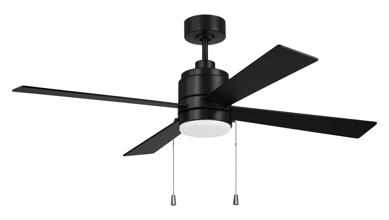 Craftmade MCY52FB4-PC 52"Ceiling Fan, Flat Black