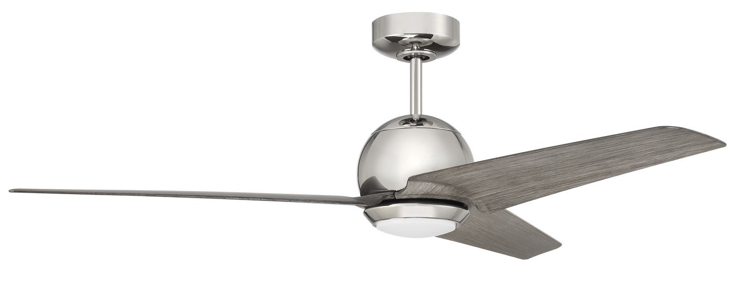 Craftmade NTE52PLN3 52"Ceiling Fan, Polished Nickel