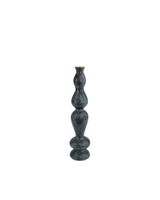 Currey and Company 1200-0830 Vase, Jade Green/Gold