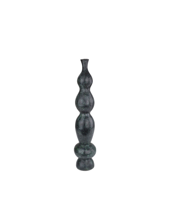 Currey and Company 1200-0831 Vase, Jade Green/Gold