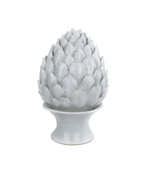 Currey and Company 1200-0833 Artichoke, White