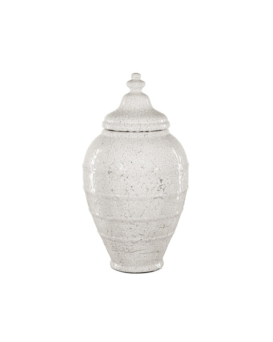 Currey and Company 1200-0884 Jar, Antique White