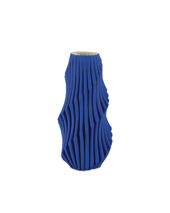 Currey and Company 1200-0892 Vase, Cobalt Blue