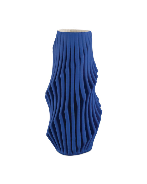 Currey and Company 1200-0893 Vase, Cobalt Blue