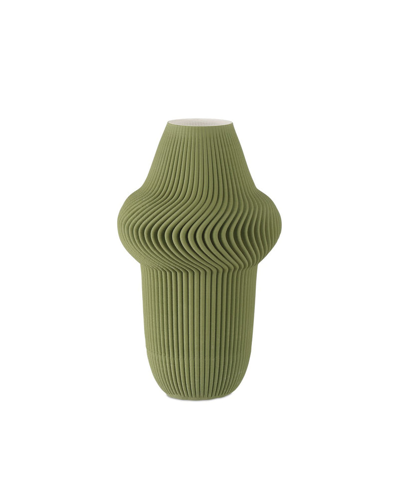 Currey and Company 1200-0894 Vase, Green