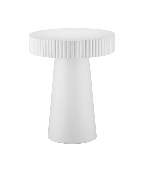 Currey and Company 2000-0043 Accent Table, White