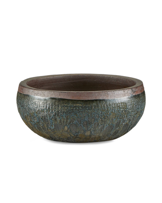 Currey and Company 2200-0037 Planter, Reactive Black