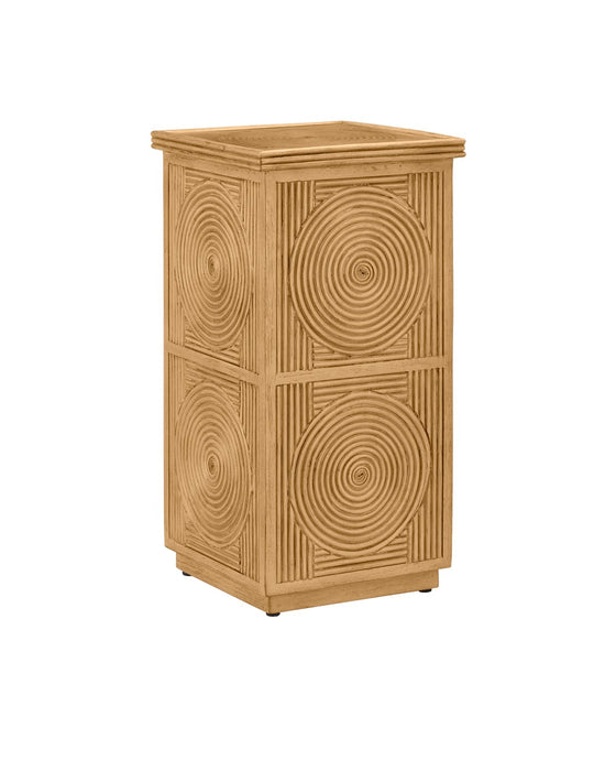 Currey and Company 3000-0267 Accent Table, Sea Sand/Clear