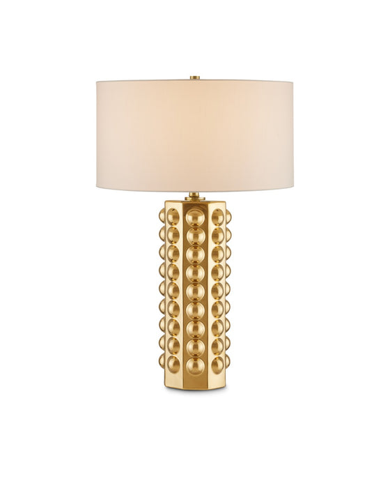 Currey and Company 6000-0871 One Light Table Lamp, Gold