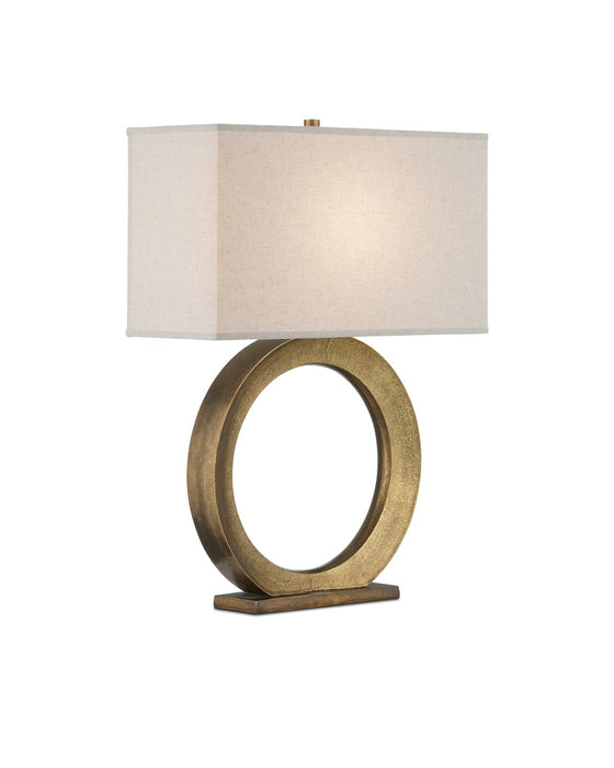 Currey and Company 6000-0956 One Light Table Lamp, Dark Antique Brass