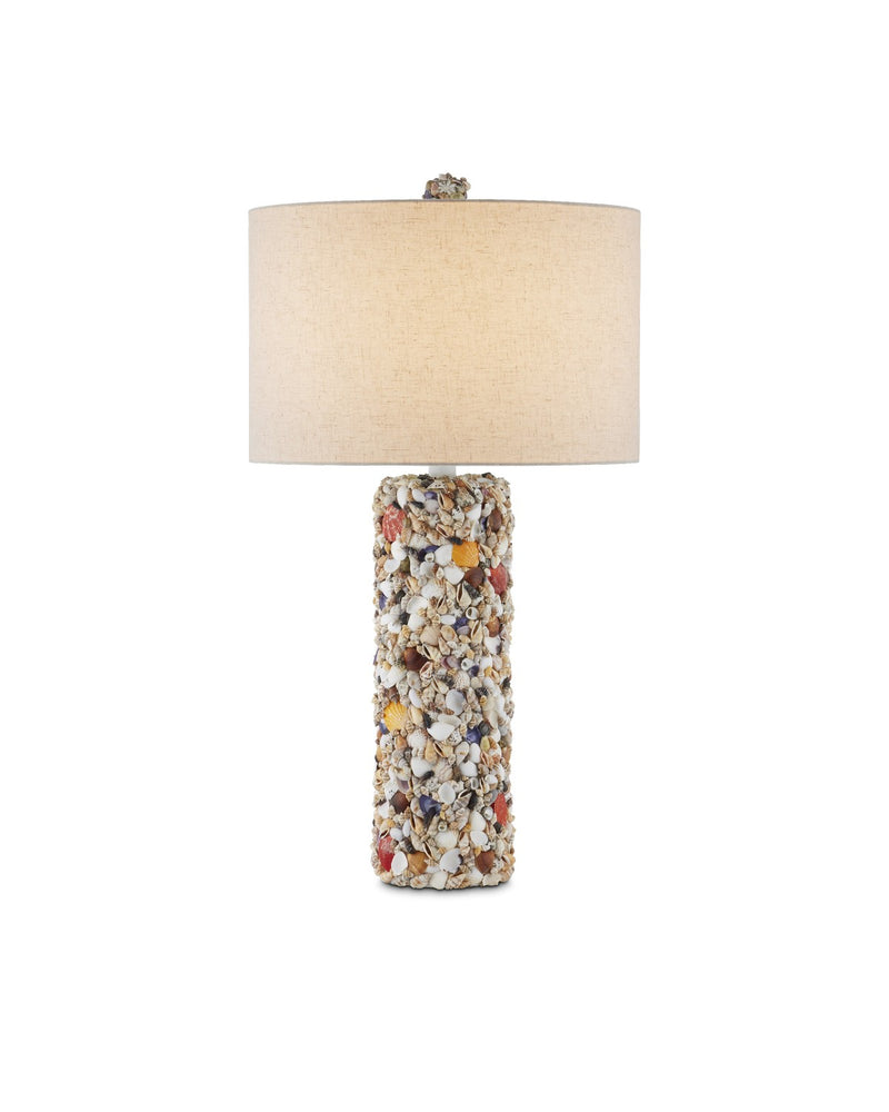 Currey and Company 6000-0957 One Light Table Lamp, Natural/Sugar White