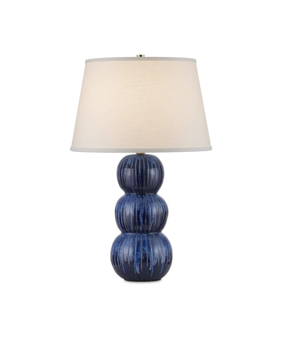 Currey and Company 6000-0960 One Light Table Lamp, Blue