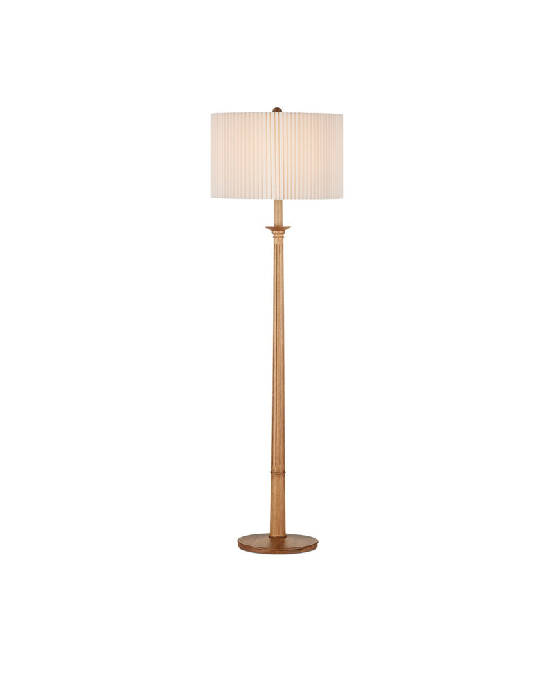 Currey and Company 8000-0147 One Light Floor Lamp, Natural